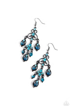 Load image into Gallery viewer, Regal Renovation - Blue (Gem) Earring