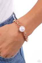 Load image into Gallery viewer, Chiseled Class - Copper (Shiny/Penny) Pearl Bracelet
