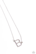 Load image into Gallery viewer, INITIALLY Yours - B - Multi (Iridescent) Necklace