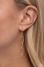 Load image into Gallery viewer, Hexagonal Hallmark - Brown (Gold Chain) Necklace