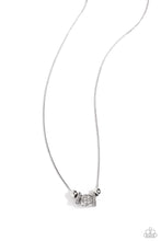 Load image into Gallery viewer, Rolling the Dice - White (Dice Pendant) Necklace