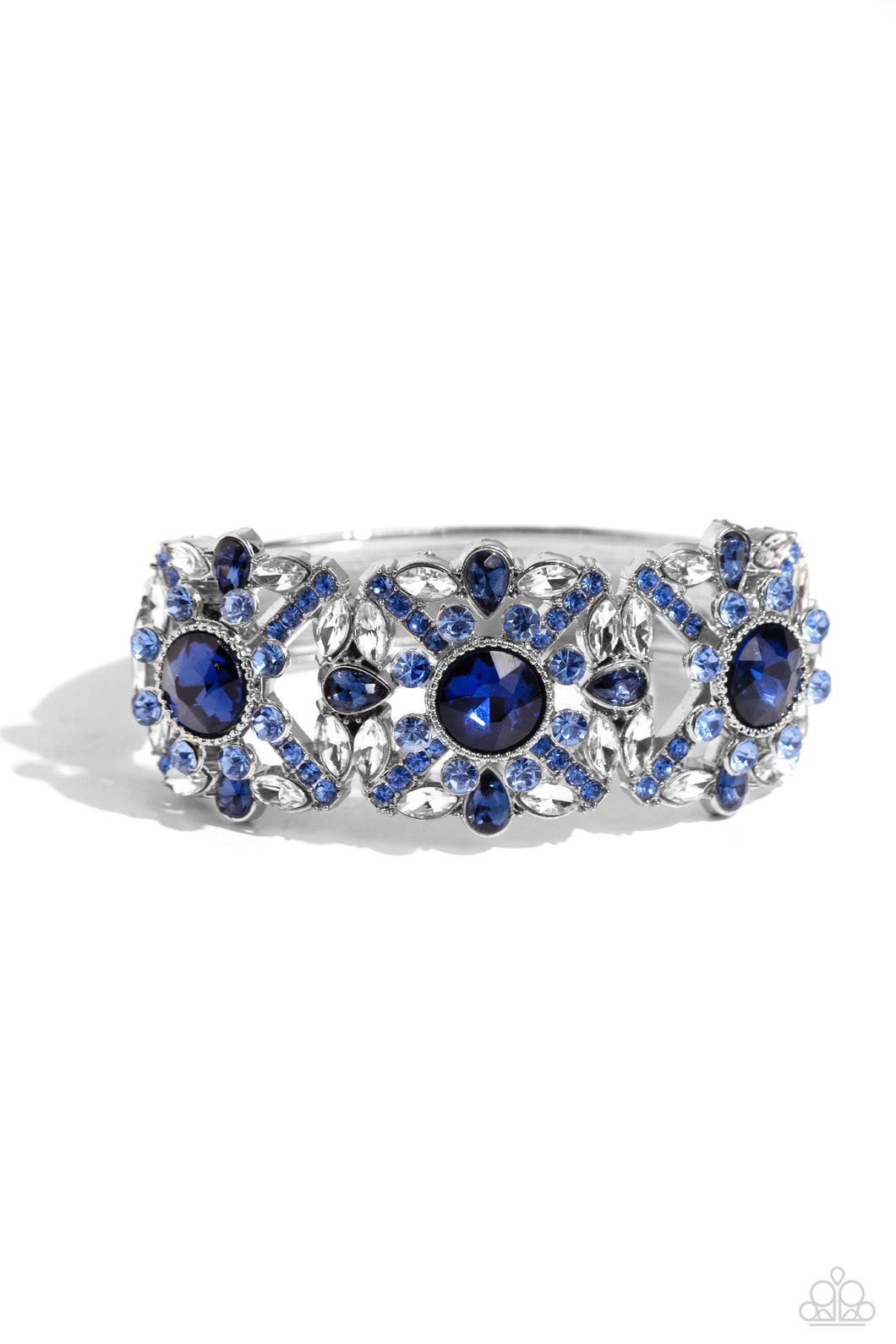 Shimmering Solo - Blue (Rhinestone) Bracelet