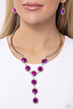 Load image into Gallery viewer, Cheers to Confidence - Pink (Gem) Necklace