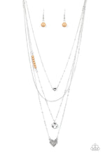 Load image into Gallery viewer, Gypsy Heart - Brown (Silver Heart) Necklace freeshipping - JewLz4u Gemstone Gallery