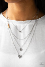 Load image into Gallery viewer, Gypsy Heart - Brown (Silver Heart) Necklace freeshipping - JewLz4u Gemstone Gallery