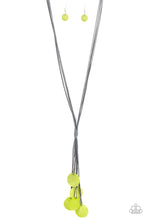 Load image into Gallery viewer, Tidal Tassels – Green Necklace freeshipping - JewLz4u Gemstone Gallery