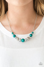 Load image into Gallery viewer, The Big-Leaguer - Green Necklace freeshipping - JewLz4u Gemstone Gallery