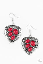 Load image into Gallery viewer, Wild Heart Wonder - Red Earring freeshipping - JewLz4u Gemstone Gallery