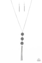 Load image into Gallery viewer, Triple Shimmer Silver Necklace freeshipping - JewLz4u Gemstone Gallery