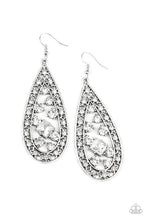 Load image into Gallery viewer, Drop-Dead Dazzle - White Earring freeshipping - JewLz4u Gemstone Gallery