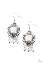 Load image into Gallery viewer, Open Pastures - White Earring freeshipping - JewLz4u Gemstone Gallery