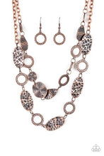 Load image into Gallery viewer, Trippin On Texture - Copper Necklace freeshipping - JewLz4u Gemstone Gallery