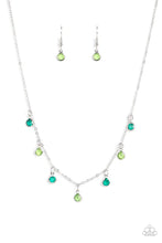 Load image into Gallery viewer, Carefree Charmer - Green Necklace