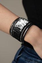 Load image into Gallery viewer, Heads Or MERMAID Tails - Black/Silver Urban Bracelet freeshipping - JewLz4u Gemstone Gallery