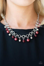 Load image into Gallery viewer, Fiercely Fancy Red Necklace freeshipping - JewLz4u Gemstone Gallery