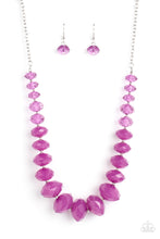 Load image into Gallery viewer, Happy-Glow-Lucky – Purple Necklace
