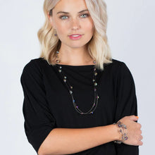 Load image into Gallery viewer, Interstellar Illusions - Purple Necklace