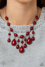 Load image into Gallery viewer, Mediterranean Mystery - Red Necklace (GM-0122) freeshipping - JewLz4u Gemstone Gallery