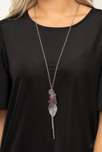Load image into Gallery viewer, I Be-LEAF Purple Necklace freeshipping - JewLz4u Gemstone Gallery