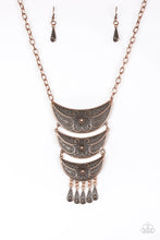 Load image into Gallery viewer, Go STEER-Crazy Copper Necklace freeshipping - JewLz4u Gemstone Gallery