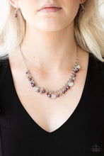 Load image into Gallery viewer, Coastal Cache - Purple Necklace freeshipping - JewLz4u Gemstone Gallery