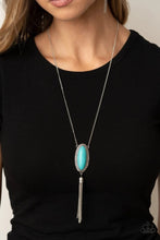 Load image into Gallery viewer, Ethereal Eden Blue Necklace freeshipping - JewLz4u Gemstone Gallery