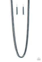 Load image into Gallery viewer, Colorful Calamity - Blue Necklace freeshipping - JewLz4u Gemstone Gallery