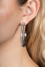 Load image into Gallery viewer, Powerhouse Precision - Black (Gunmetal) Hoop Earring