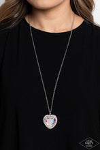 Load image into Gallery viewer, Prismatically Twitterpated - Multi (Heart) Necklace