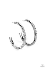 Load image into Gallery viewer, Powerhouse Precision - Black (Gunmetal) Hoop Earring
