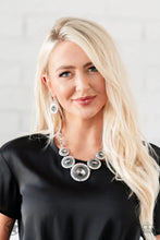 Load image into Gallery viewer, Global Glamour Silver Necklace freeshipping - JewLz4u Gemstone Gallery