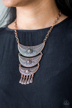 Load image into Gallery viewer, Go STEER-Crazy Copper Necklace freeshipping - JewLz4u Gemstone Gallery