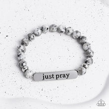 Load image into Gallery viewer, Just Pray - Silver Bracelet
