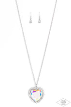 Load image into Gallery viewer, Prismatically Twitterpated - Multi (Heart) Necklace