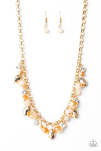 Load image into Gallery viewer, Downstage Dazzle Gold Necklace freeshipping - JewLz4u Gemstone Gallery