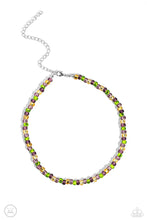 Load image into Gallery viewer, Colorfully GLASSY - Purple Choker Necklace
