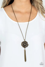 Load image into Gallery viewer, Rosy Redux-Brass Necklace
