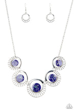 Load image into Gallery viewer, Elliptical Effervescence - Purple Necklace
