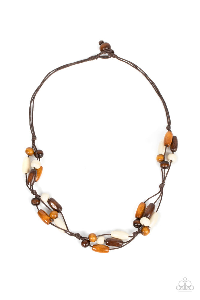 Outback Epic - Brown Urban Necklace