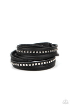 Load image into Gallery viewer, Studded Sensation - Black Urban Bracelet
