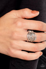 Load image into Gallery viewer, Interlocked Insignia - Silver Ring
