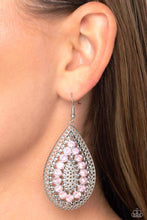 Load image into Gallery viewer, Spirited Socialite - Pink Earring
