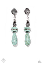 Load image into Gallery viewer, Desert Fever - Blue Turquoise) Earring (SSF-0523)
