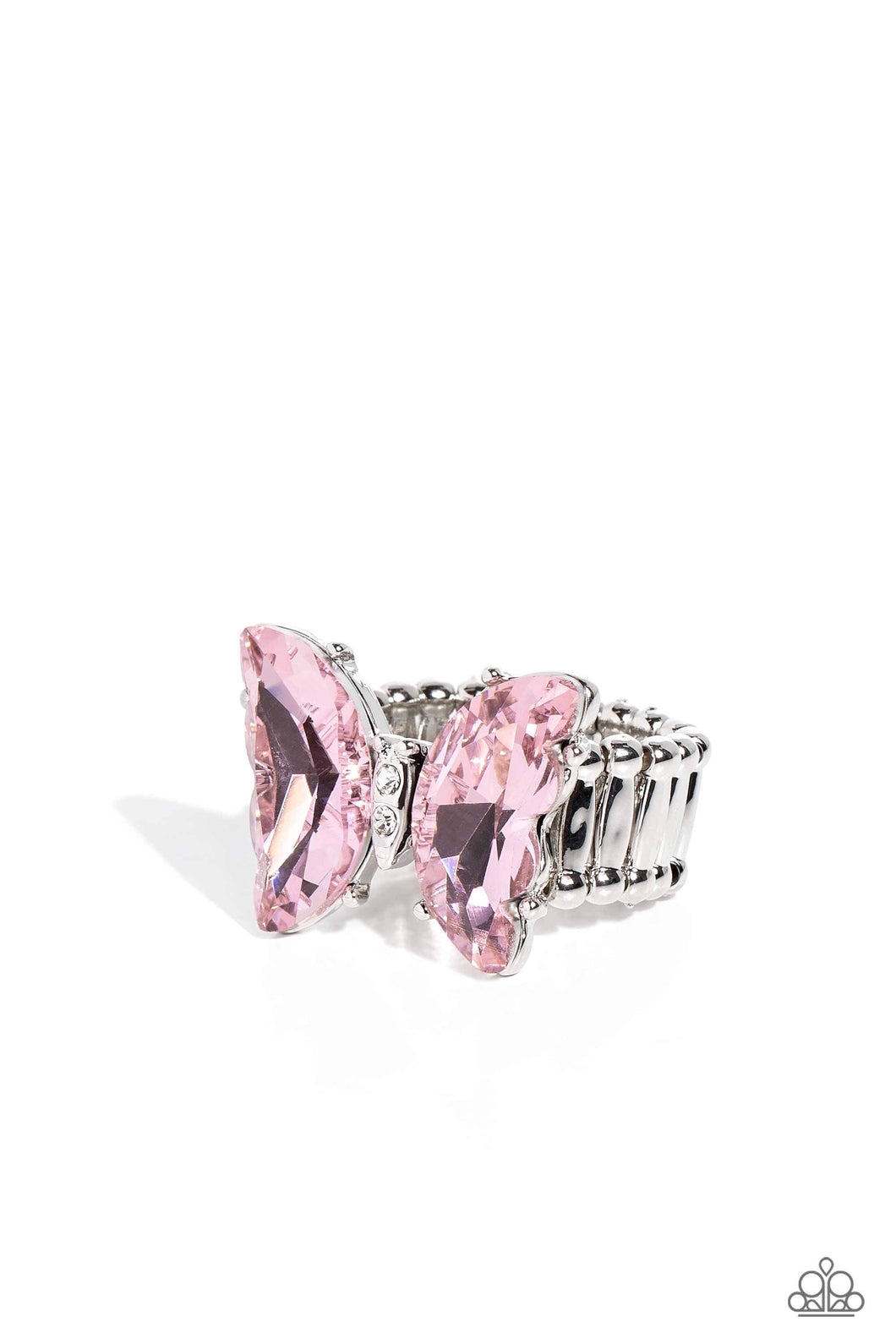 Lazy Afternoon - Pink Butterfly Ring