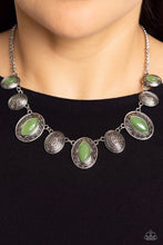 Load image into Gallery viewer, Textured Trailblazer - Green Necklace

