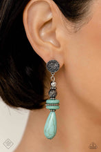 Load image into Gallery viewer, Desert Fever - Blue Turquoise) Earring (SSF-0523)

