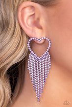 Load image into Gallery viewer, Sumptuous Sweethearts - Purple Post Earring
