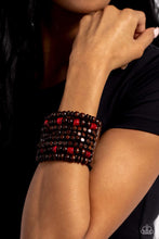 Load image into Gallery viewer, Tropical Time Zone - Red Bracelet
