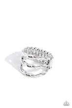 Load image into Gallery viewer, Corded Command - Silver Ring
