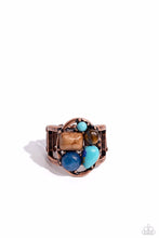 Load image into Gallery viewer, Crafted Collection - Copper (Earthy Stones) Ring
